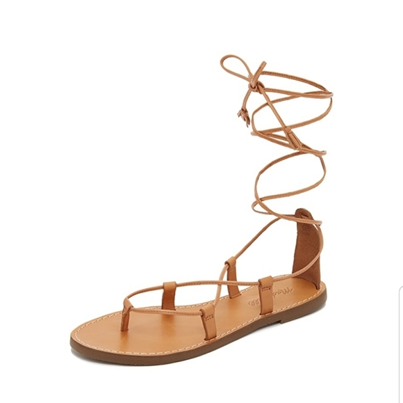 Madewell Shoes - Madewell Boardwalk lace-up sandals size 9 1/2M